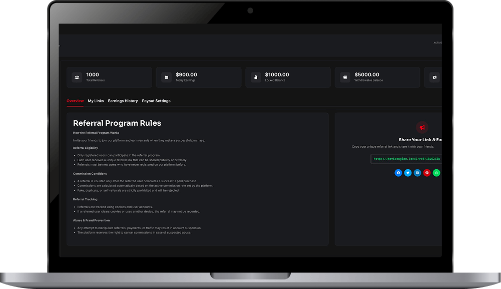 WordPress OTT Affiliate System