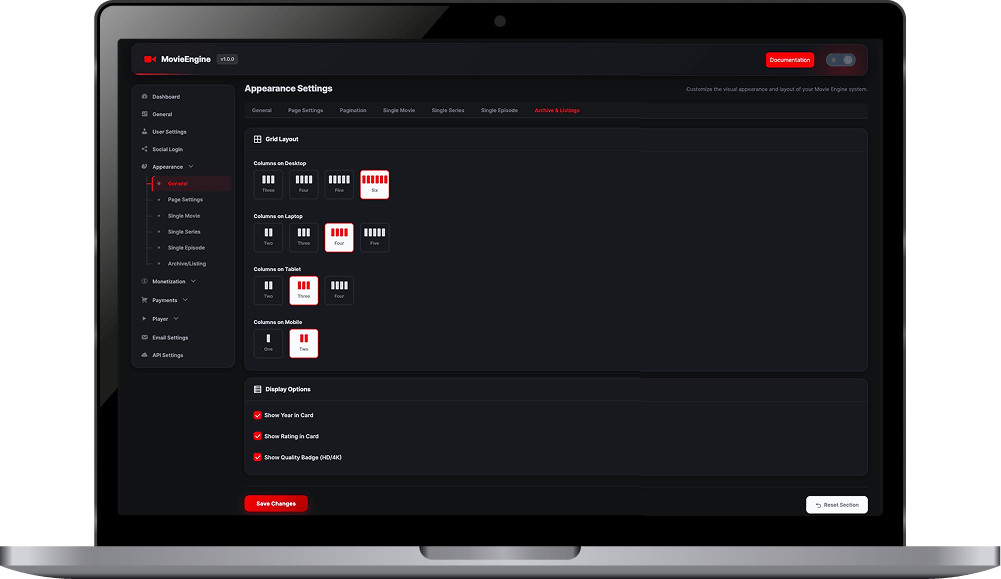 MovieEngine - WordPress Movie TV Series Management 1