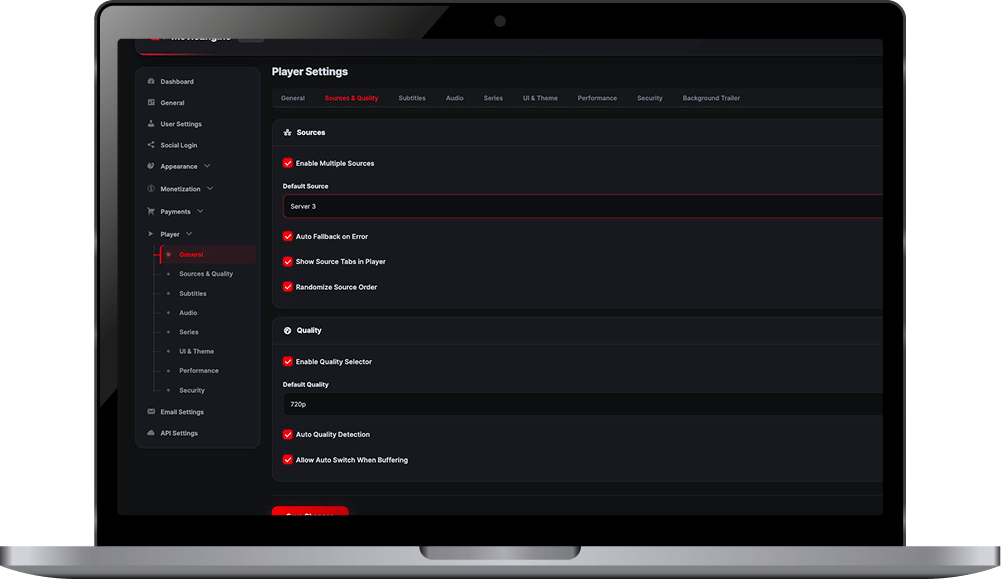 WordPress Multi-Server Video Streaming